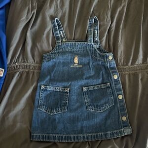 Ralph Lauren Blue Denim Dress with Button Accents